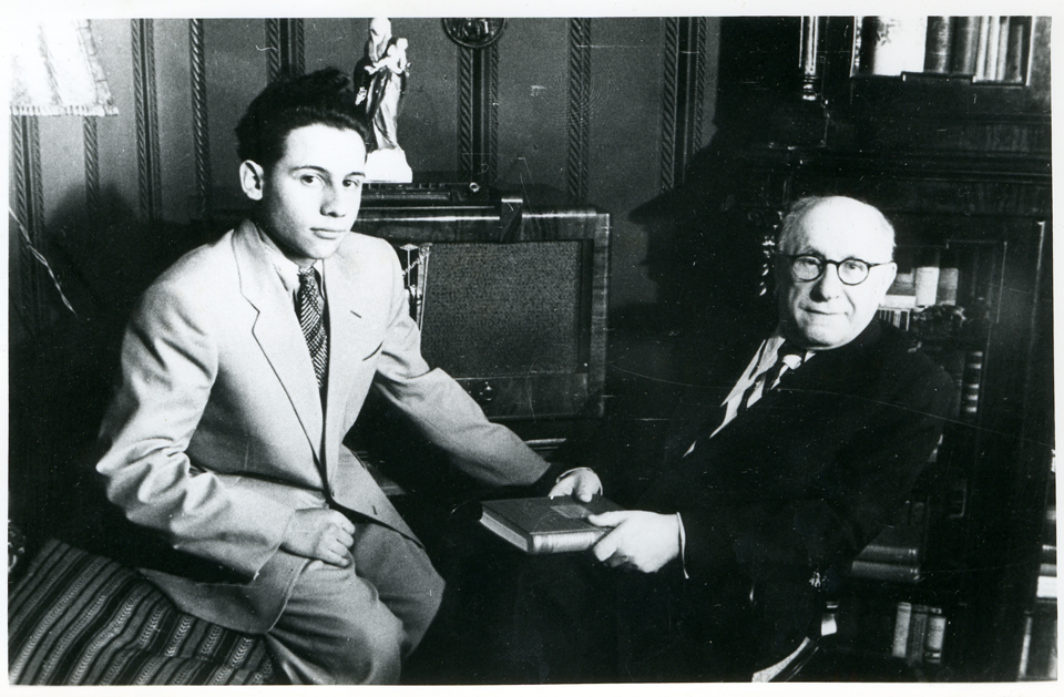Deborin with Mikhail 1950s